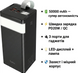 Повербанк с LED фонариком и быстрой зарядкой 50000mAh 2USB /Type-C PD/22.5W Power Bank Hoco J86A LED екран NT14371270 фото 3