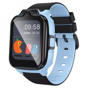 Детские смарт-часы Hoco Y104 4G с GPS Wi-Fi звонками и камерой 8MP 700mAh Black MK7861651206 фото