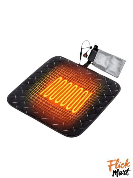 Килимок з підігрівом від USB обігріваючий килимок від PowerBank 45&times;45 см для крісла ніг та тварин FT9584290 фото
