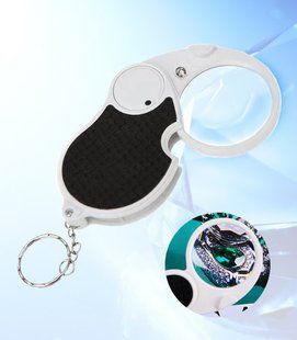 Кишенькова складана лупа з підсвічуванням 5х45мм для ювелірів Magnifier 69OI TO690168 фото