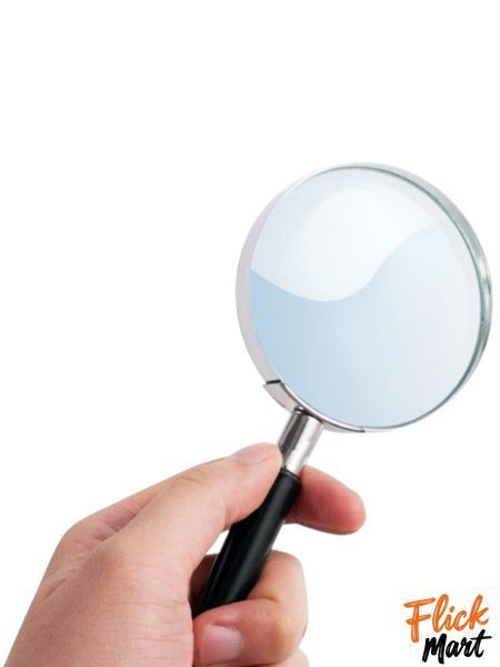 Ручная лупа кратное увеличение для ювелиров для чтения MAGNIFIER 60 мм WD-447 с ручкой NТ208332 фото