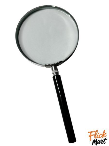 Ручна лупа кратне збільшення для ювелірів для читання MAGNIFIER 75 мм WD-448 з ручкою NТ208436 фото