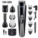 Машинка для стриження волосся тример Kemei KM-600 Super 11 в 1 Black D6014576 фото 1
