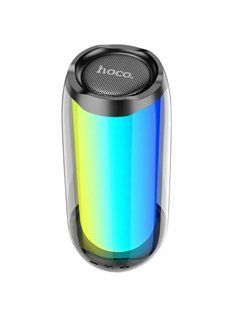 Акустика портативна колонка Hoco HC8 10W Pulsating colorful Bluetooth Black Чорна D08950 фото