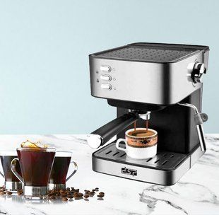 Кофемашина с капучинатором ESPRESSO COFFEE эспрессо для дома полуавтоматическая рожковая DSP KA3O9I TT30912840 фото