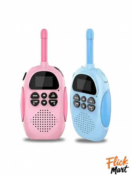 Набір рацій дитячих Walkie talkie X23 2 штуки з радіусом дії 3 км зарядка через USB та ліхтарик NК78772724 фото