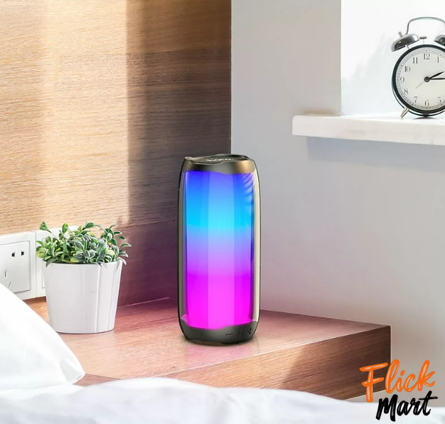 Акустика портативна колонка Hoco HC8 10W Pulsating colorful Bluetooth Black Чорна D08950 фото
