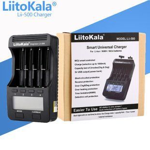 Зарядний пристрій LiitoKala Lii-500 для акумуляторів з автоживленням і Power Bank MD500900 фото