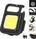 Фонарь брелок с карабином и магнитом UKC D1615 СОВ Rechargeable Keychain Light LED D16154868 фото
