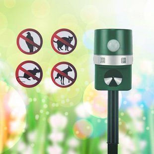 Солнечный ультразвуковой отпугиватель вредителей solar pest repeller Happy Home TT00292 фото