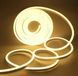 Светодиодная герметичная лента NEON LED 12В JL 2835-120 G IP65 с блоком питания 5м желтая TO283518601 фото 3