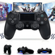 Беспроводной джойстик геймпад c двойной вибрацией PS4 Doubleshock для приставки и компьютера NT44799 фото 1