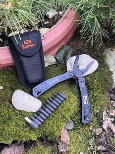 Мультитул багатофункціональний плоскогубці Gerber 8811 універсальний набір інструментів чорний TT8811599 фото