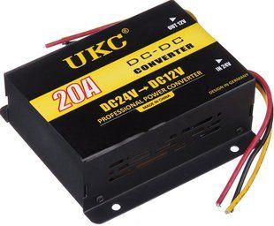 Перетворювач напруги інвертор UKC DC/DC 20A 24V-12V D20149229 фото