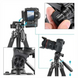 Штатив трипод профессиональный для камеры смартфона видеокамеры NeePho Tripod NP-8850 175 см Black/Черный NК777657680 фото 4