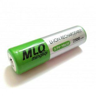 Аккумулятор мощный MLQ 18650 емкость 2500 mAh Li-Ion 3.7 V D25006575 фото