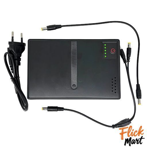 Бесперебойник для WI-Fi роутера камеры модема Happy Home DC UPS 1018P 5V 9V 12V USB 18W со сменными аккумуляторами ND1018624 фото