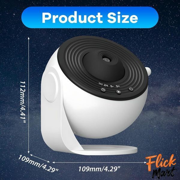 Проектор нічник зоряного неба з 13 змінними катриджами та обертанням Galaxy Projector 360&deg; лампа з проекцією NС3601130 фото