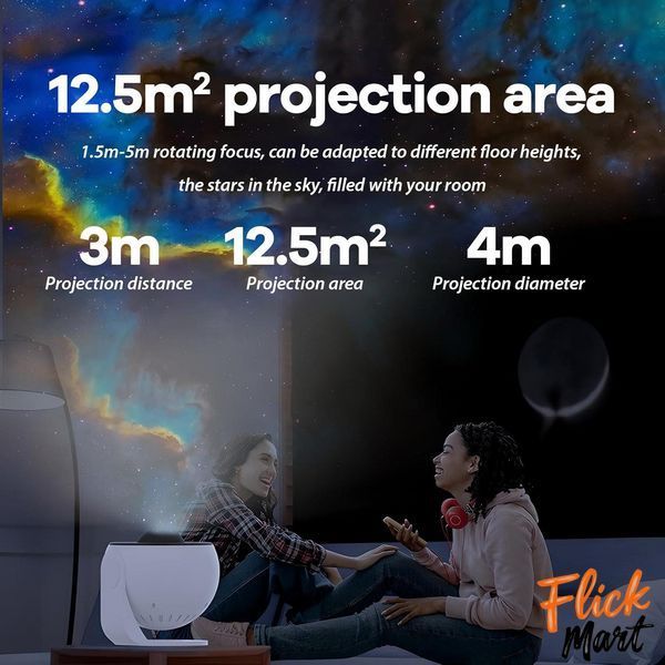 Проектор нічник зоряного неба з 13 змінними катриджами та обертанням Galaxy Projector 360&deg; лампа з проекцією NС3601130 фото