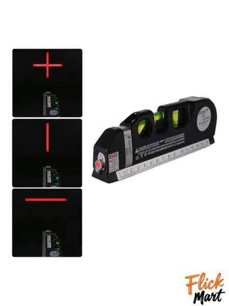 Лазерний рівень із вбудованою рулеткою Laser Level Pro 3 4 в 1  J7124105 фото