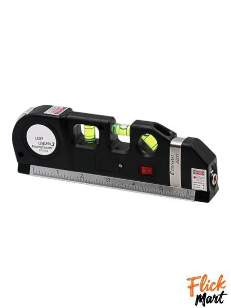 Лазерний рівень із вбудованою рулеткою Laser Level Pro 3 4 в 1  J7124105 фото