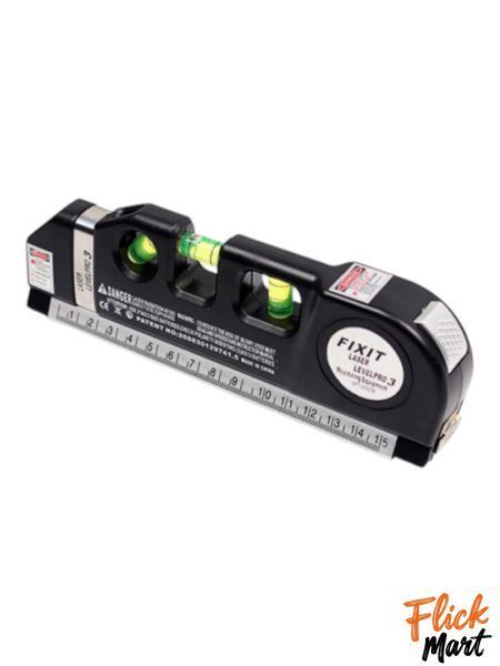 Лазерний рівень із вбудованою рулеткою Laser Level Pro 3 4 в 1  J7124105 фото