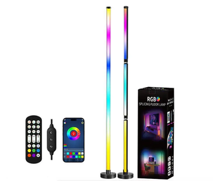 Світлодіодний RGB торшер підлоговий Splicing Floor Lamp 120 см (2 шт) з пультом керування та режимами підсвітки MT120862 фото