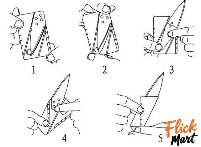 Ніж складаний кредитка CardSharp D1322 фото