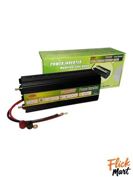 Автомобильный инвертор 12В-220В преобразователь Wimpex 7000W 12V-220V TT70007520 фото