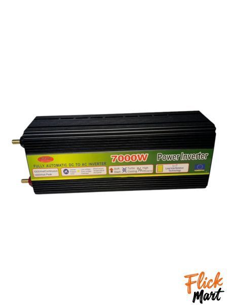 Автомобильный инвертор 12В-220В преобразователь Wimpex 7000W 12V-220V TT70007520 фото