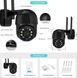 Уличная поворотная IP-камера с удаленным доступом iCSee 4 Мегапикселя Wi-Fi UKC Smart Camera A8 Black/Черная D8566788 фото 5