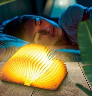 Ночник книга аккумуляторная светильник на магните Folding Book Lamp Happy Home 29953 TT29953350 фото