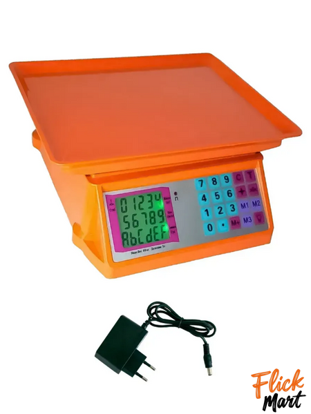 Торговые электронные весы Nokasonic NK 4017 до 50 кг Оранжевые D401749972 фото