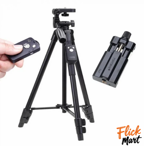 Профессиональний штатив трипод с пультом ДУ для камеры и телефона Yunteng VDT-5208 Tripod D5208495 фото