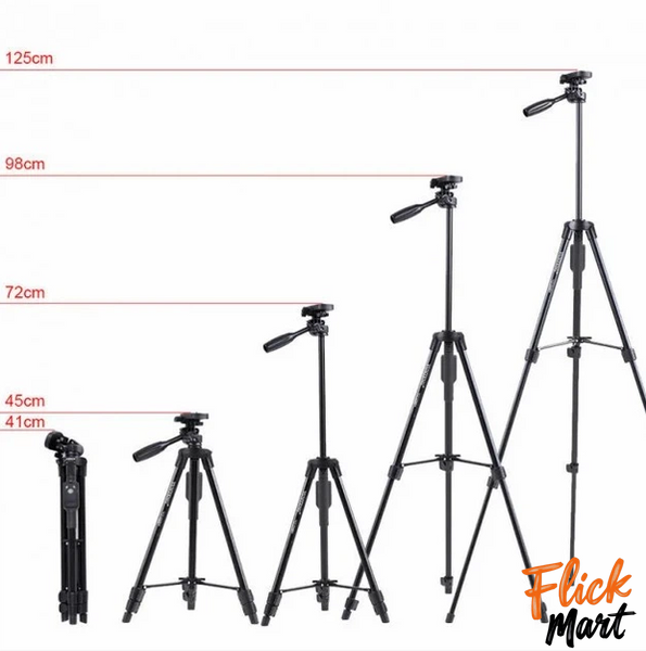 Профессиональний штатив трипод с пультом ДУ для камеры и телефона Yunteng VDT-5208 Tripod D5208495 фото