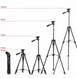 Профессиональний штатив трипод с пультом ДУ для камеры и телефона Yunteng VDT-5208 Tripod D5208495 фото 6