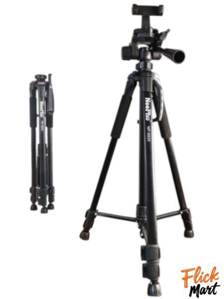 Штатив трипод професійний для камери смартфона відеокамери NeePho Tripod NP-8830 180 см Black/Чорний ND8830434 фото