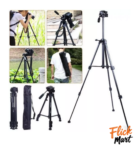 Штатив трипод професійний для камери смартфона відеокамери NeePho Tripod NP-8830 180 см Black/Чорний ND8830434 фото
