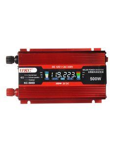 Автомобільний перетворювач напруги 12V-220V 1000 W з LCD дисплеєм UKC KC-1000D D1004993930 фото