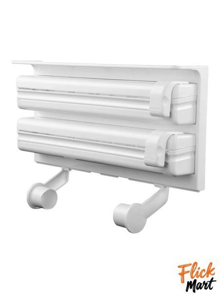 Кухонний диспенсер для плівки фольги та рушників Kitchen Roll Triple Paper dispenser D5821 DT5821149 фото